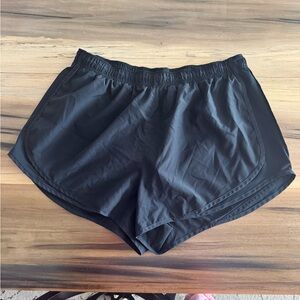 Nike Plus Black Women's Athletic Shorts 1X